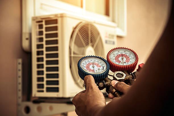 Professional Hvac Repair technician working in Stow, MA